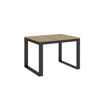 Mesa extensible 90x120/380 cm Tecno Evolution Roble Nature Estructura Antracita - Itamoby