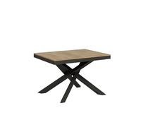 Mesa extensible 90x120/380 cm Volantis Evolution Roble Nature Estructura Antracita - Itamoby