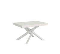 Mesa extensible 90x120/380 cm Volantis Premium patas blancas
