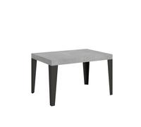 Mesa extensible 90x130/234 cm Estructura de cemento Flame Antracita - Itamoby