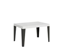 Mesa extensible 90x130/234 cm Flame Blanco Fresno Estructura Antracita - Itamoby