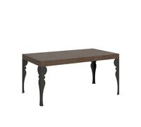 Mesa extensible 90x130/234 cm Paxon Premium estructura Nogal Antracita - Itamoby