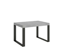 Mesa extensible 90x130/234 cm Tecno Premium Estructura de cemento Antracita - Itamoby