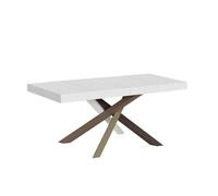 Mesa Extensible 90x130/234 Cm Volantis Premium Estructura Fresno Blanco 4/c