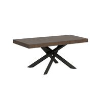 Mesa extensible 90x130/234 cm Volantis Premium Estructura Nogal Antracita - Itamoby
