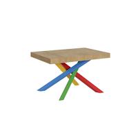 Mesa extensible 90x130/234 cm Volantis Quercia Natura estructura 4/B - Itamoby