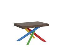 Mesa Extensible 90x130/390 Cm Volantis Nogal Estructura Multicolor 4/b
