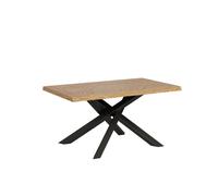 Mesa extensible 90x140/190 cm Versalux patas antracita descortezadas