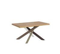 Mesa Extensible 90x140/190 Cm Versalux Patas Roble Descortezado 4/c