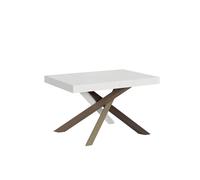Mesa extensible 90x140/244 cm Volantis Estructura Fresno Blanco 4/C - Itamoby