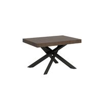 Mesa extensible 90x140/244 cm Volantis Estructura Nogal Antracita - Itamoby