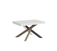Mesa Extensible 90x140/244 Cm Volantis Fresno Blanco Estructura Multicolor 4/c