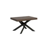 Mesa Extensible 90x140/244 Cm Volantis Nogal Estructura Antracita
