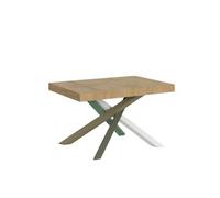 Mesa Extensible 90x140/244 Cm Volantis Roble Natural Estructura Multicolor 4/a