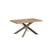 Mesa extensible 90x160/210 cm Versalux patas roble descortezado 4/C - Itamoby