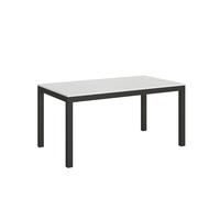 Mesa extensible 90x160/264 cm Everyday Evolution Estructura Fresno Blanco Antracita - Itamoby