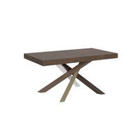 Mesa extensible 90x160/264 cm Volantis Noce estructura 4/C - Itamoby