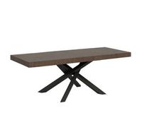 Mesa Extensible 90x160/264 Cm Volantis Premium Estructura Nogal Antracita
