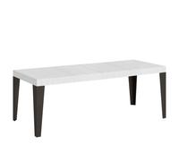Mesa extensible 90x160/420 cm Flame Premium con estructura antracita