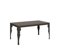 Mesa extensible 90x160/420 cm Paxon Evolution Estructura Nogal Antracita - Itamoby