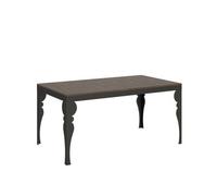 Mesa Extensible 90x160/420 Cm Paxon Evolution Nogal Estructura Antracita