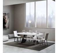Mesa extensible 90x180/284 cm Estructura Baita Antracita