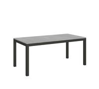 Mesa extensible 90x180/284 cm Everyday Evolution Estructura de cemento Antracita - Itamoby