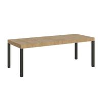 Mesa extensible 90x180/284 cm Everyday Premium Estructura Roble Nature Antracita - Itamoby