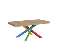 Mesa extensible 90x180/440 cm Volantis Estructura Roble Nature 4/B - Itamoby