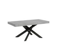 Mesa Extensible 90x200/460 Cm Volantis Cemento Estructura Antracita
