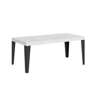 Mesa extensible 90x90/246 cm Flame Premium con estructura antracita