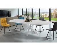 Mesa extensible: Boyle White Marble (3 cajas)