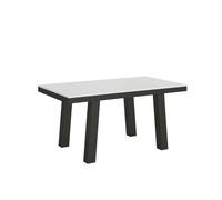 Mesa extensible Bridge Evolution 90x160/264 cm con estructura antracita