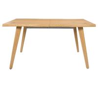 Mesa extensible calypso 210x90x76.5 cm roble oscuro