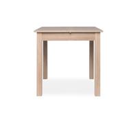 Mesa extensible cuadrada dora 80x80cm color roble