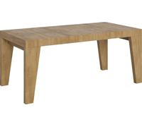 Mesa extensible de 200/460 x 90 cm, acabado en roble natural Naxy