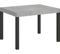 Mesa extensible de 70 x 110/194 cm, con estructura "Everyday Cement" en color antracita.