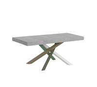 Mesa extensible de 90 x 120/224 cm, con volantis premium, estructura 4 /A