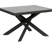 Mesa Extensible 90x120/224 Cm Volantis Evolution Cemento Estructura Antracita