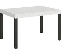 Mesa Extensible 90x130/234 Cm Everyday Fresno Blanco Estructura Antracita