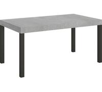 Mesa extensible de 90x160/420 cm, diseño "Everyday", con estructura en color gris antracita