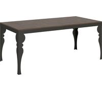 Mesa extensible de 90x180/284 cm, estructura Paxon Evolution en color nogal y antracita