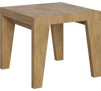 Mesa extensible de 90x90/246 cm, color Naxy Quercia Natura