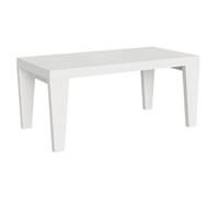 Mesa Extensible De Fresno Blanco Para 6 A 14 Personas L 180 A 284 Cm Kristo