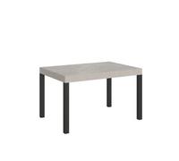 Mesa Extensible Everyday Cashmere 120/224x90 Cm Con Patas Antracita