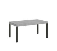 Mesa Extensible Everyday Premium 130/390x90 Cm Patas Hormigón Antracita