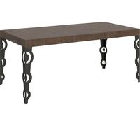 Itamoby Karamay - Mesa extensible (200/460 x 90 cm), color gris