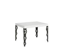 Mesa extensible Karamay 80x120/204 cm con estructura antracita
