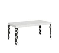 Mesa extensible Karamay 90x200/460 cm con estructura antracita