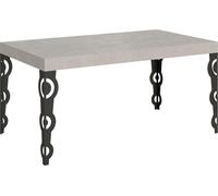 Itamoby Mesa extensible 160/264 x 90 cm Karamay cachemira patas antracita
